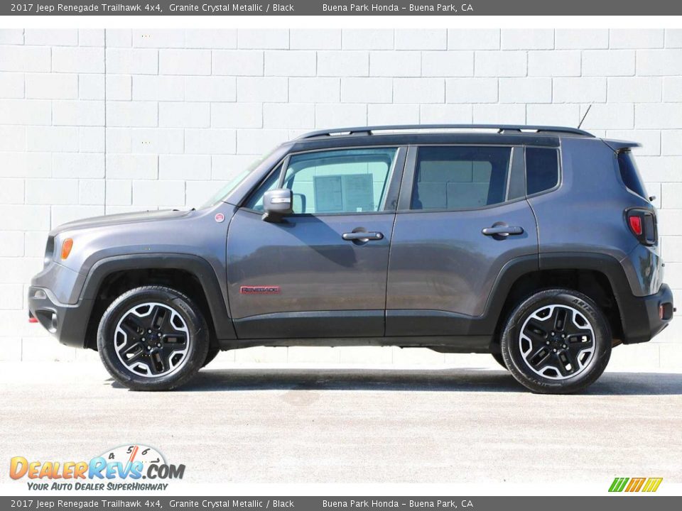 2017 Jeep Renegade Trailhawk 4x4 Granite Crystal Metallic / Black Photo #10