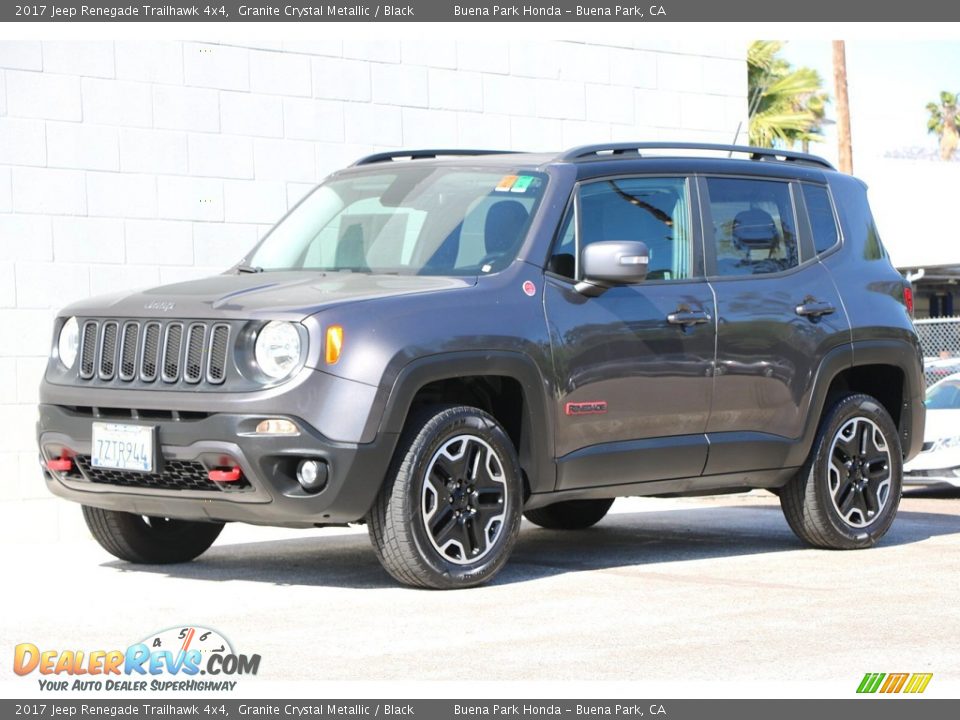 2017 Jeep Renegade Trailhawk 4x4 Granite Crystal Metallic / Black Photo #11