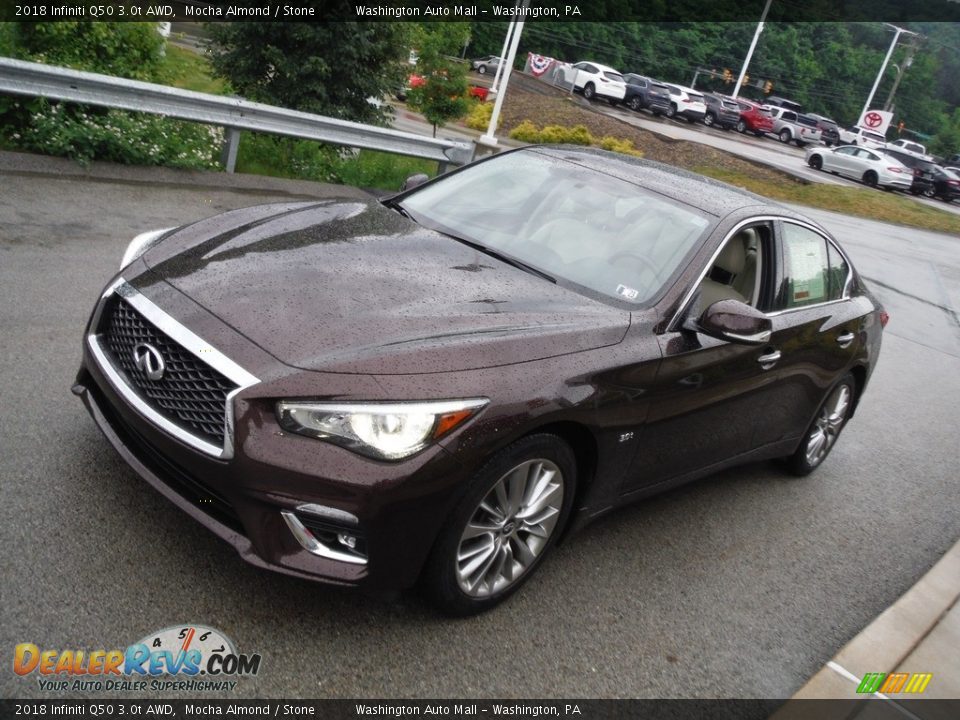 2018 Infiniti Q50 3.0t AWD Mocha Almond / Stone Photo #13