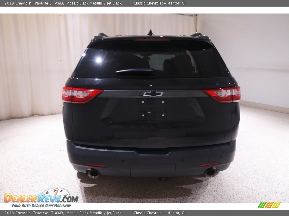 2019 Chevrolet Traverse LT AWD Mosaic Black Metallic / Jet Black Photo #19