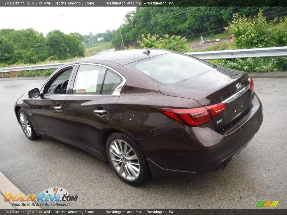 2018 Infiniti Q50 3.0t AWD Mocha Almond / Stone Photo #15