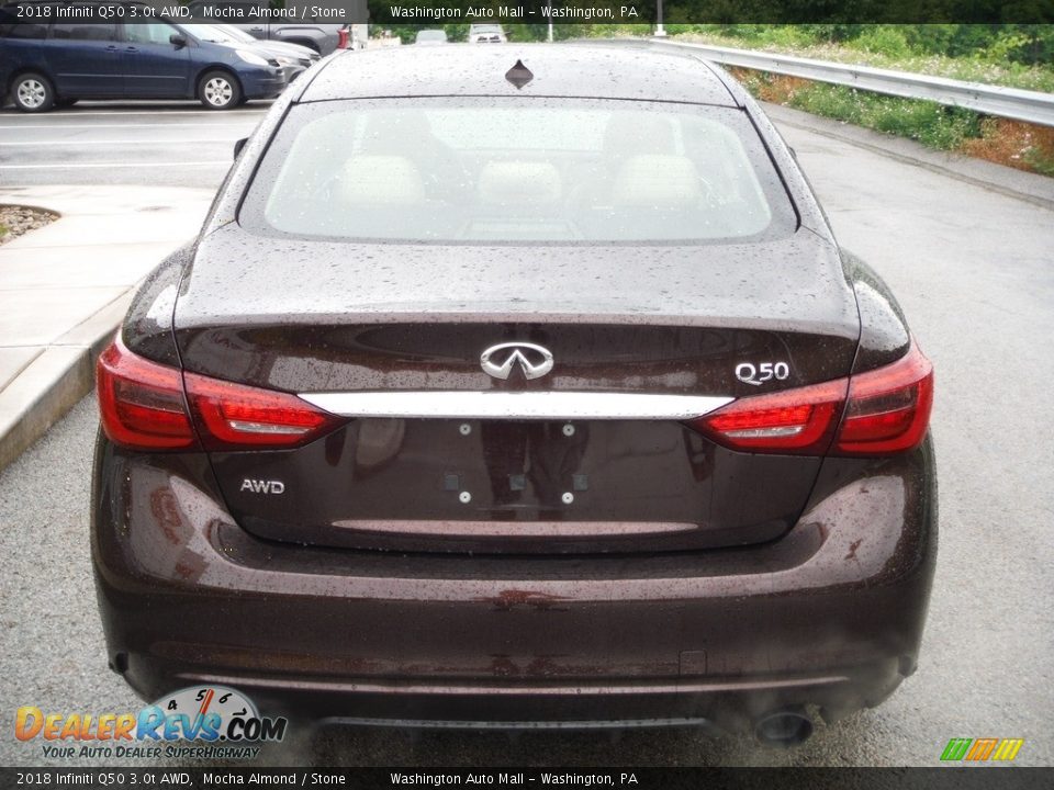 2018 Infiniti Q50 3.0t AWD Mocha Almond / Stone Photo #17