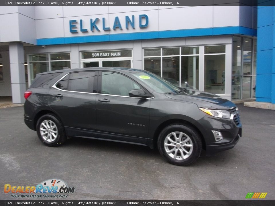 2020 Chevrolet Equinox LT AWD Nightfall Gray Metallic / Jet Black Photo #1