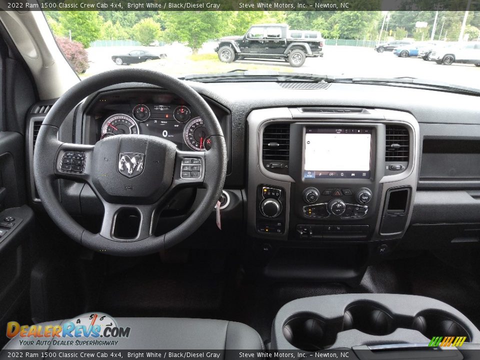 Dashboard of 2022 Ram 1500 Classic Crew Cab 4x4 Photo #17