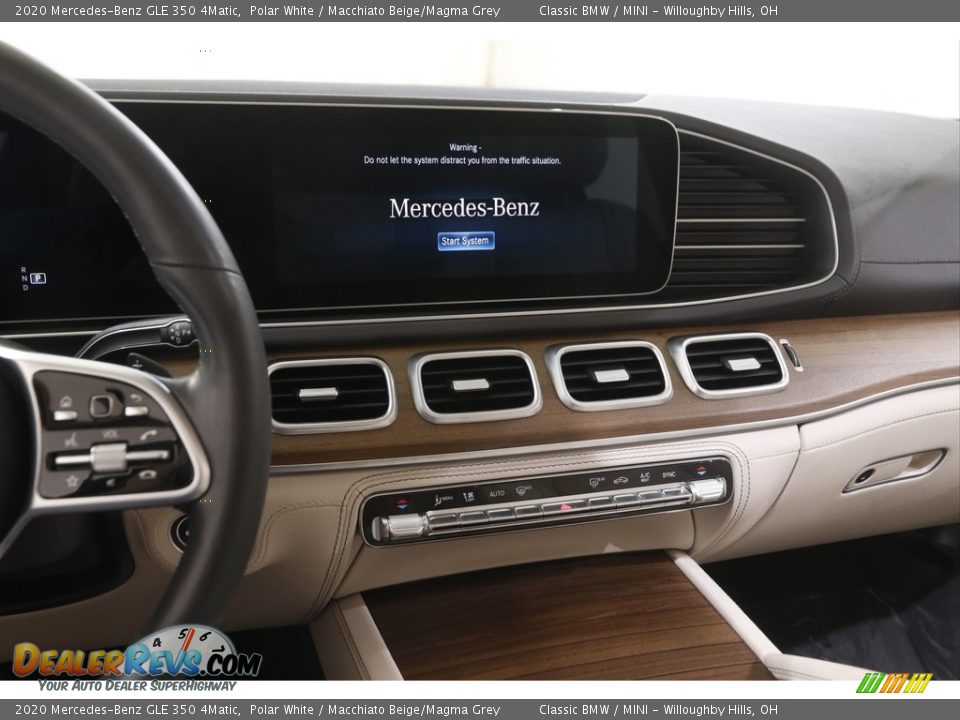 2020 Mercedes-Benz GLE 350 4Matic Polar White / Macchiato Beige/Magma Grey Photo #10
