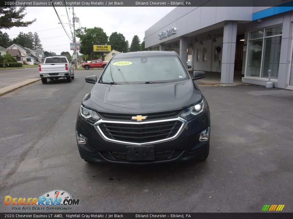 2020 Chevrolet Equinox LT AWD Nightfall Gray Metallic / Jet Black Photo #8