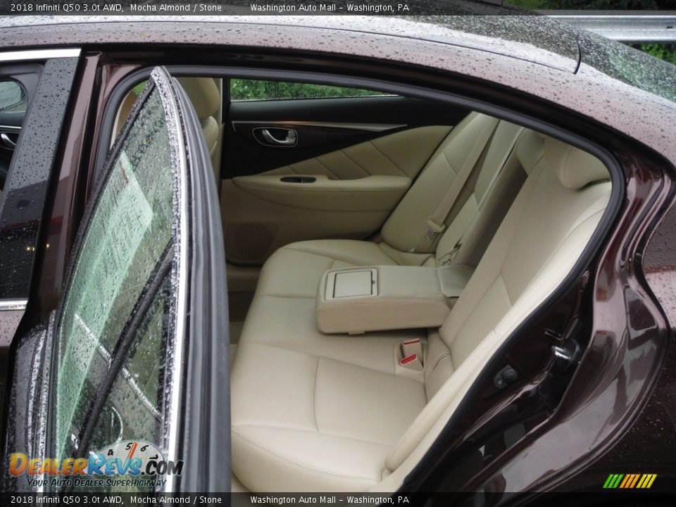 2018 Infiniti Q50 3.0t AWD Mocha Almond / Stone Photo #26