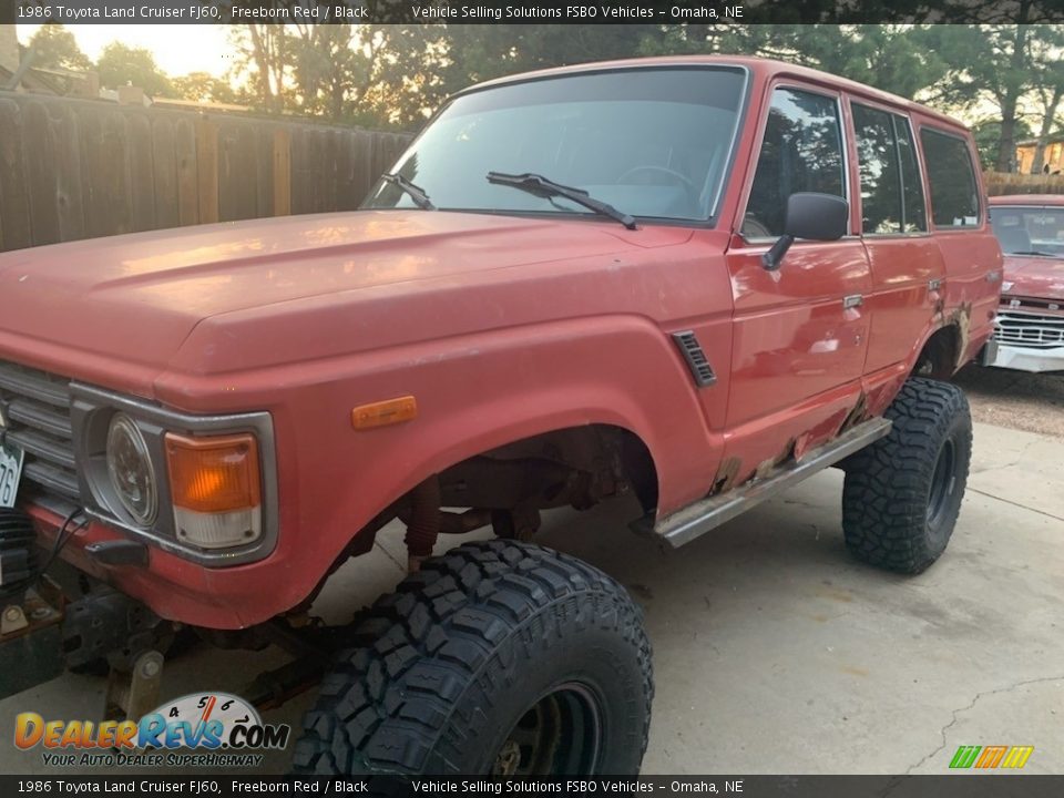 Freeborn Red 1986 Toyota Land Cruiser FJ60 Photo #3