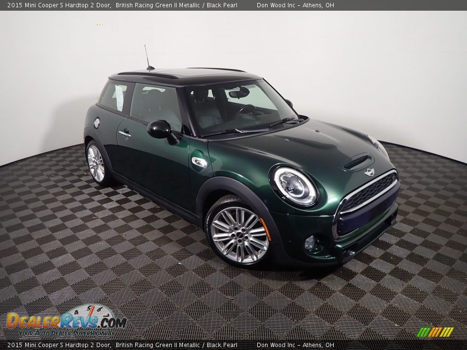 2015 Mini Cooper S Hardtop 2 Door British Racing Green II Metallic / Black Pearl Photo #2