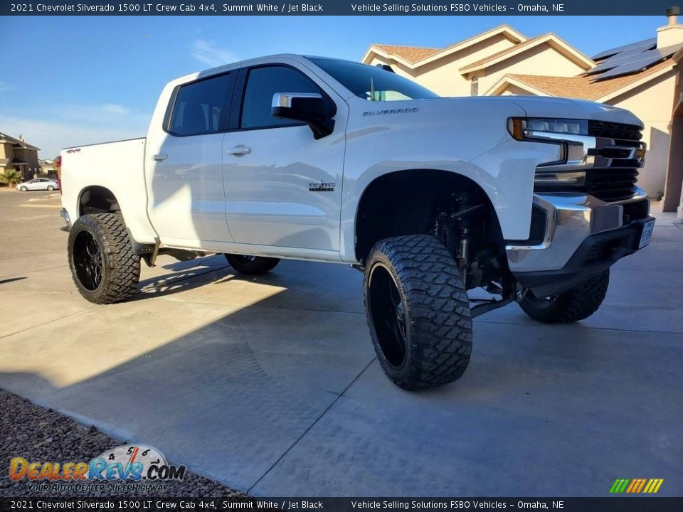 2021 Chevrolet Silverado 1500 LT Crew Cab 4x4 Summit White / Jet Black Photo #2