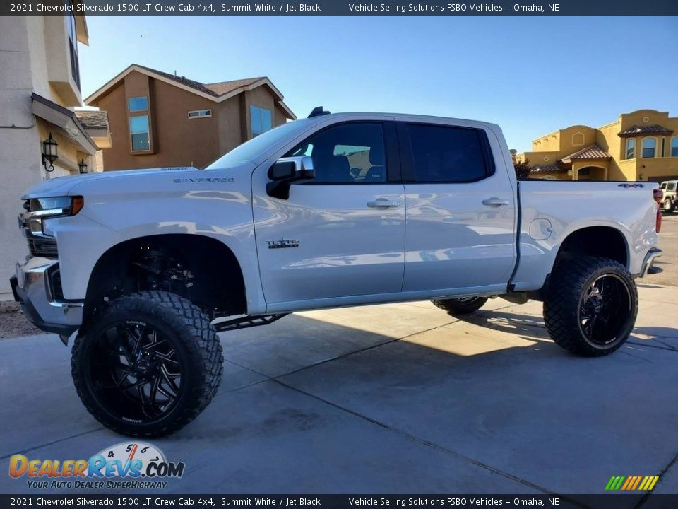 2021 Chevrolet Silverado 1500 LT Crew Cab 4x4 Summit White / Jet Black Photo #3