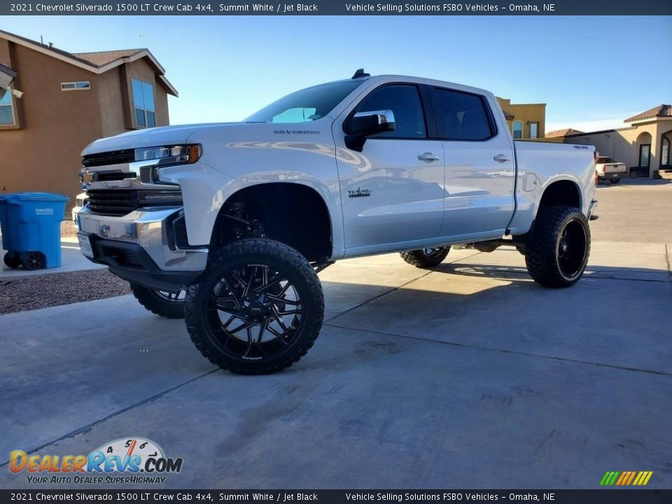 2021 Chevrolet Silverado 1500 LT Crew Cab 4x4 Summit White / Jet Black Photo #4