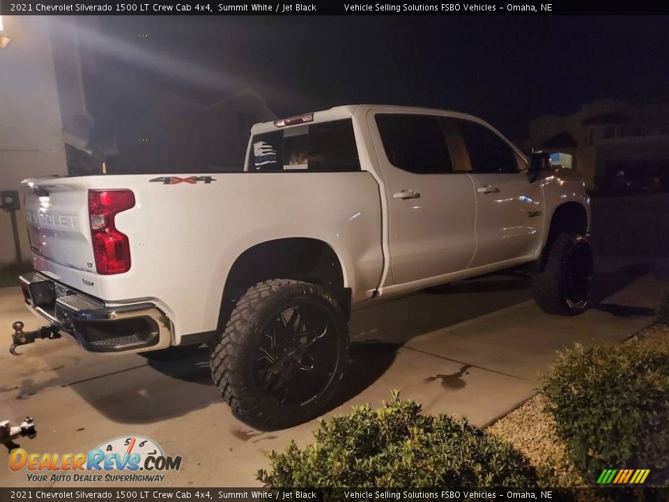 2021 Chevrolet Silverado 1500 LT Crew Cab 4x4 Summit White / Jet Black Photo #5