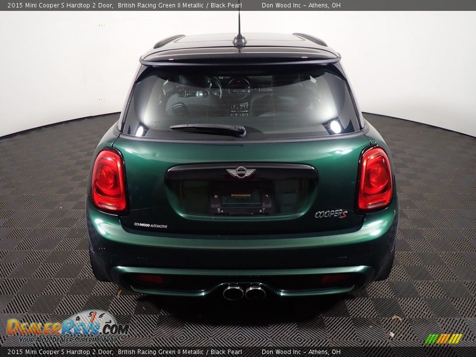 2015 Mini Cooper S Hardtop 2 Door British Racing Green II Metallic / Black Pearl Photo #12