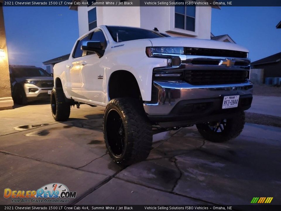 2021 Chevrolet Silverado 1500 LT Crew Cab 4x4 Summit White / Jet Black Photo #6