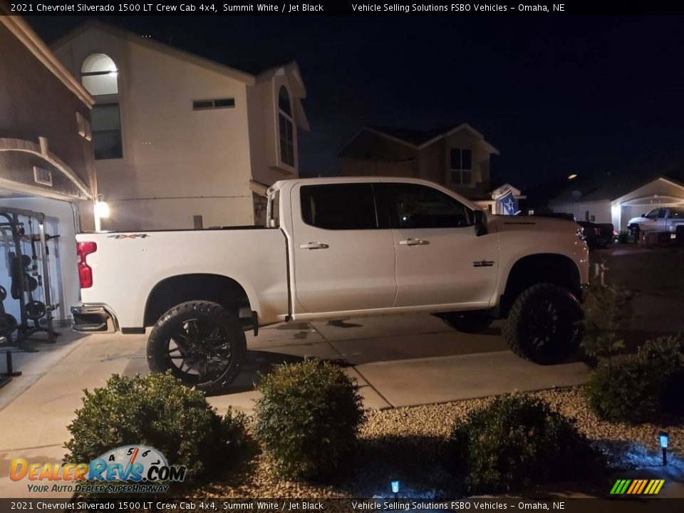 2021 Chevrolet Silverado 1500 LT Crew Cab 4x4 Summit White / Jet Black Photo #7