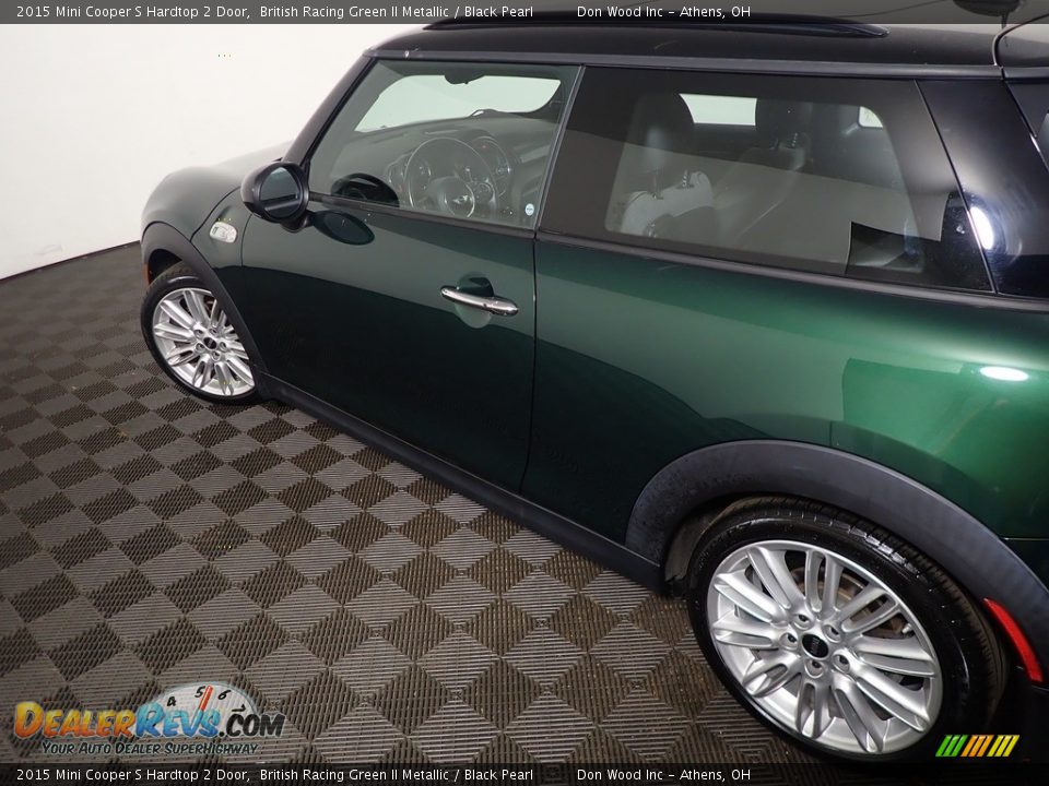 2015 Mini Cooper S Hardtop 2 Door British Racing Green II Metallic / Black Pearl Photo #17