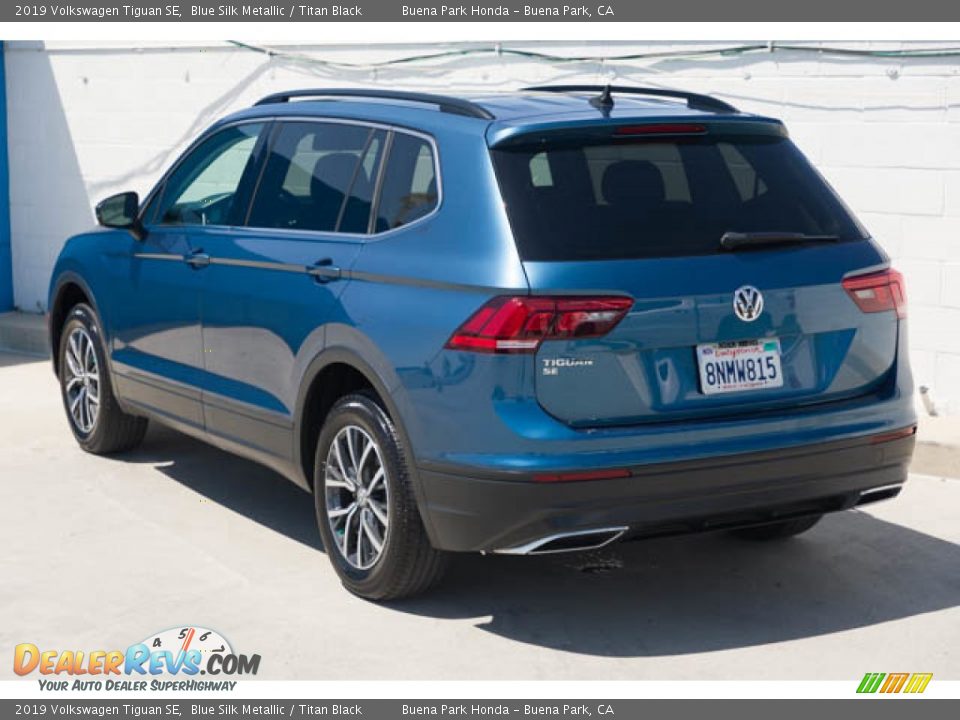 2019 Volkswagen Tiguan SE Blue Silk Metallic / Titan Black Photo #2