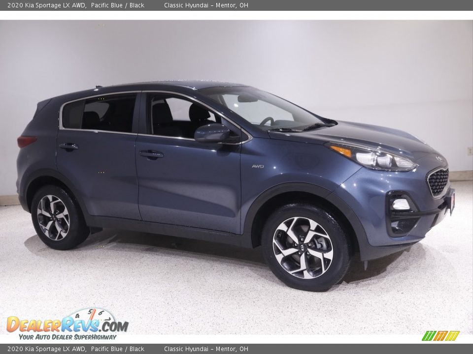 2020 Kia Sportage LX AWD Pacific Blue / Black Photo #1