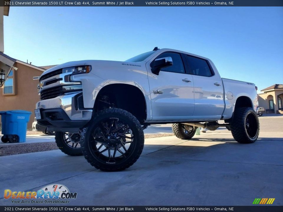 2021 Chevrolet Silverado 1500 LT Crew Cab 4x4 Summit White / Jet Black Photo #13