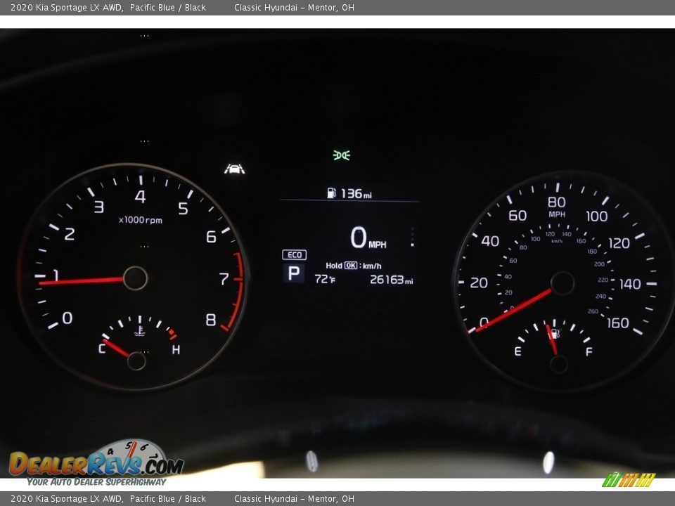 2020 Kia Sportage LX AWD Pacific Blue / Black Photo #8