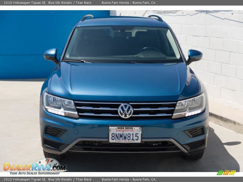 2019 Volkswagen Tiguan SE Blue Silk Metallic / Titan Black Photo #7