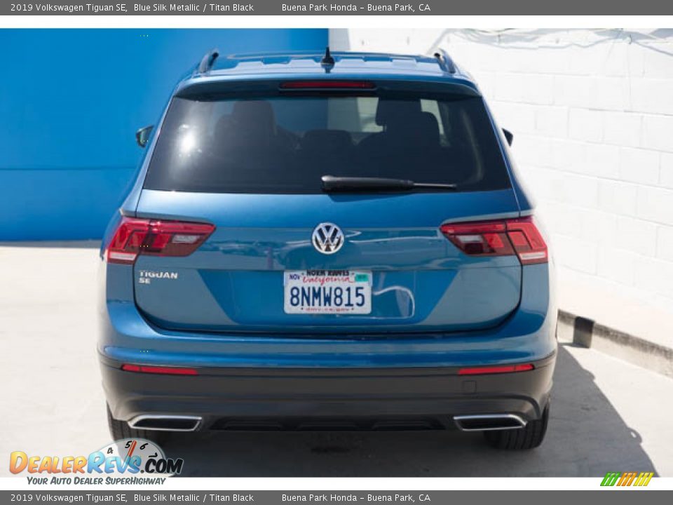 2019 Volkswagen Tiguan SE Blue Silk Metallic / Titan Black Photo #11