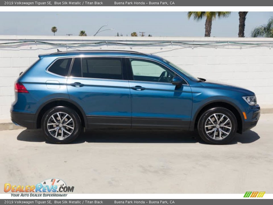 Blue Silk Metallic 2019 Volkswagen Tiguan SE Photo #14