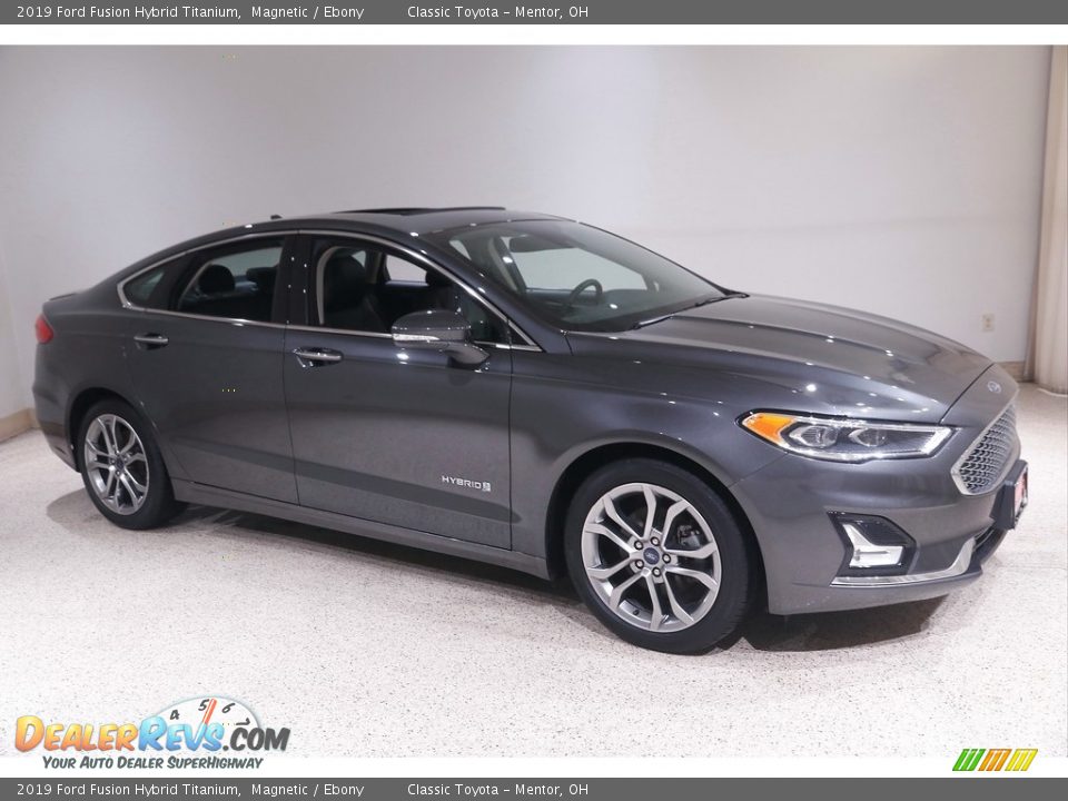 2019 Ford Fusion Hybrid Titanium Magnetic / Ebony Photo #1