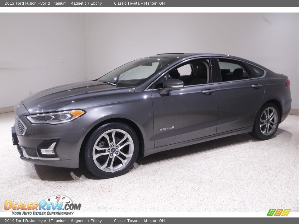 2019 Ford Fusion Hybrid Titanium Magnetic / Ebony Photo #3