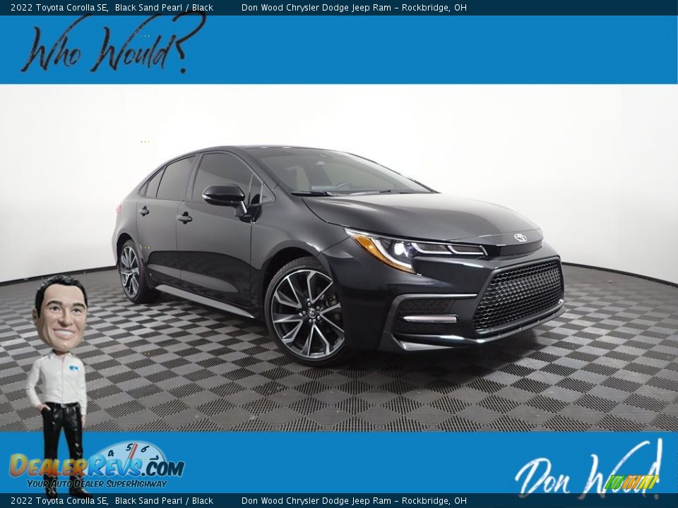 2022 Toyota Corolla SE Black Sand Pearl / Black Photo #1