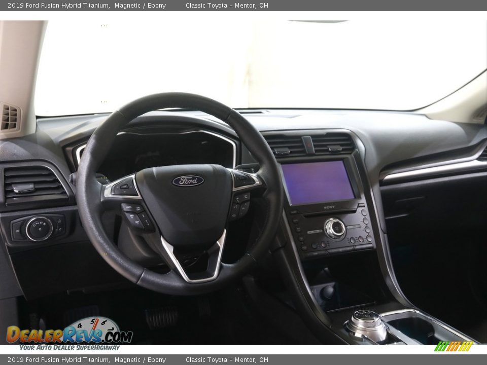 2019 Ford Fusion Hybrid Titanium Magnetic / Ebony Photo #7