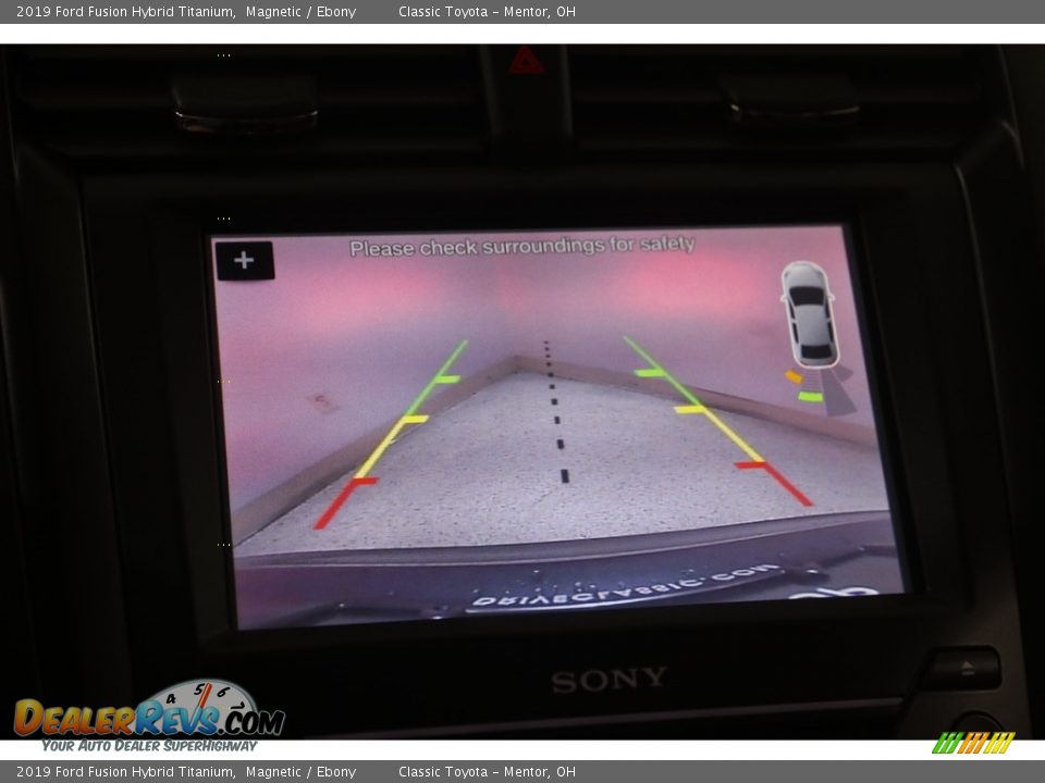 2019 Ford Fusion Hybrid Titanium Magnetic / Ebony Photo #14