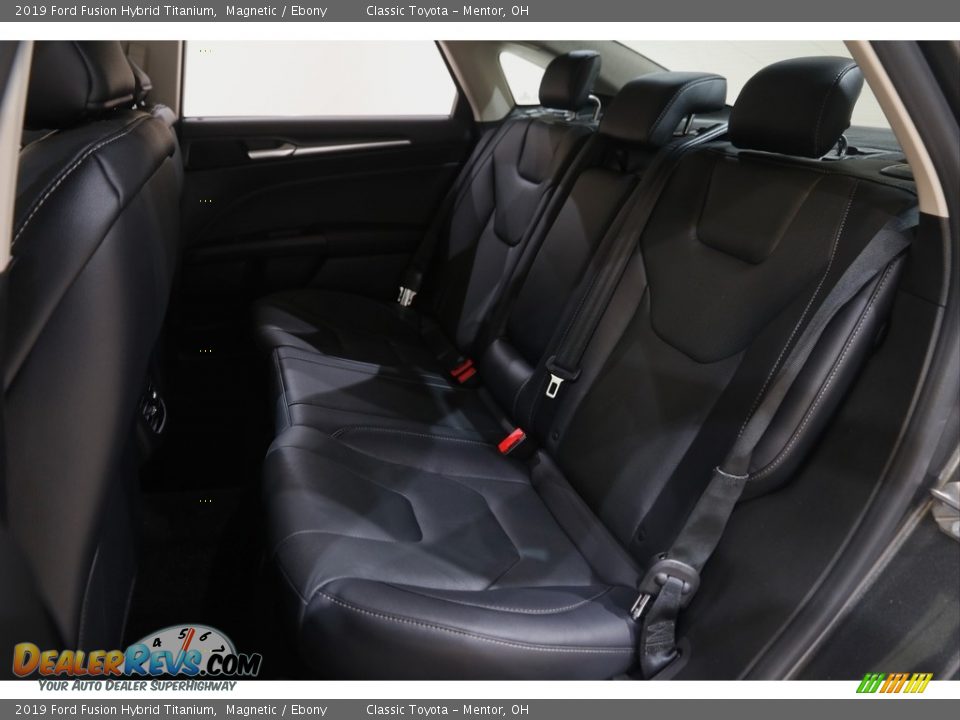 2019 Ford Fusion Hybrid Titanium Magnetic / Ebony Photo #19