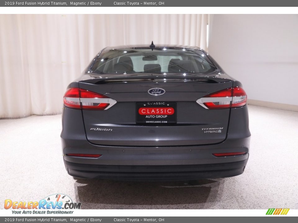 2019 Ford Fusion Hybrid Titanium Magnetic / Ebony Photo #20