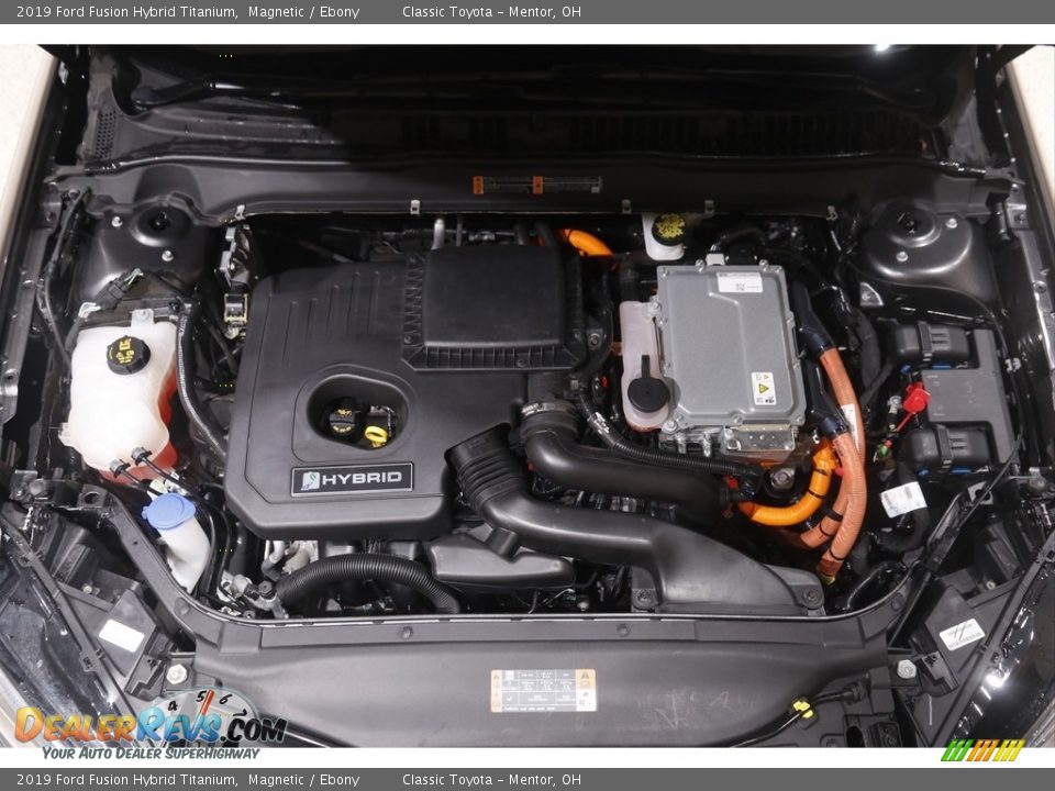 2019 Ford Fusion Hybrid Titanium Magnetic / Ebony Photo #21