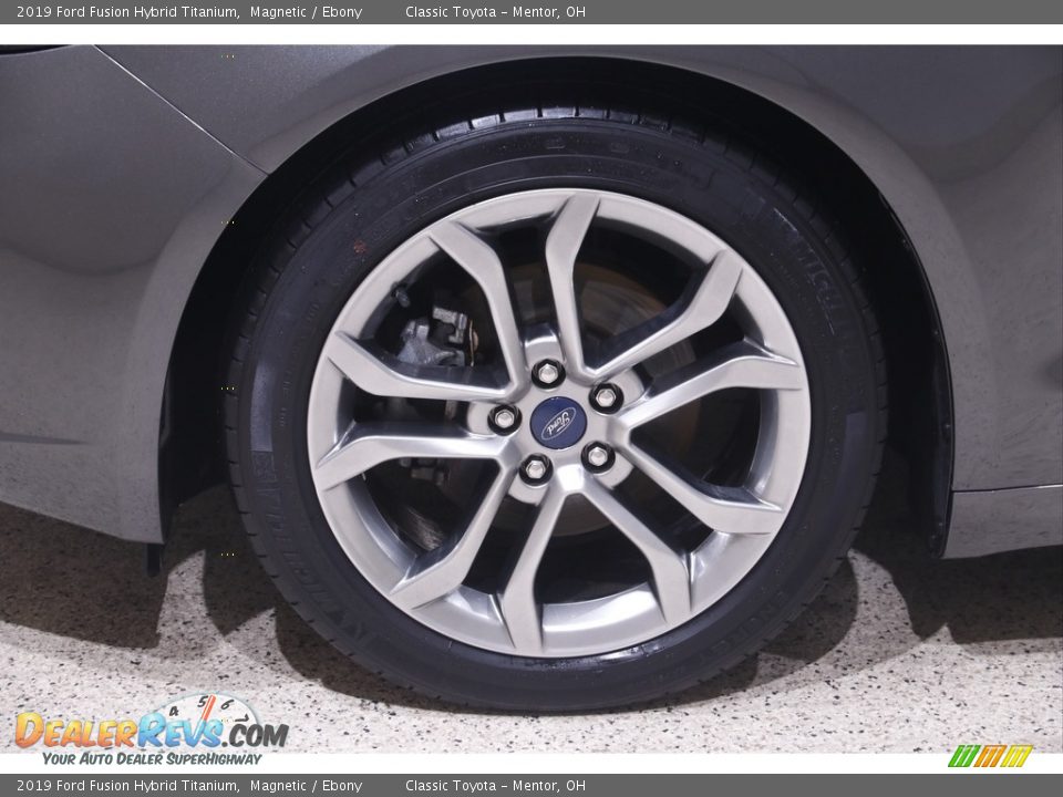 2019 Ford Fusion Hybrid Titanium Magnetic / Ebony Photo #22