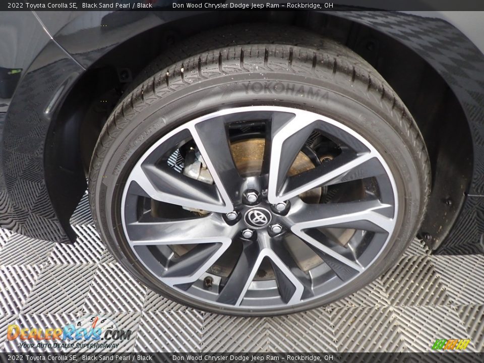 2022 Toyota Corolla SE Black Sand Pearl / Black Photo #30