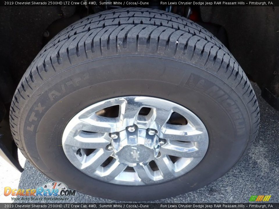 2019 Chevrolet Silverado 2500HD LTZ Crew Cab 4WD Summit White / Cocoa/­Dune Photo #9