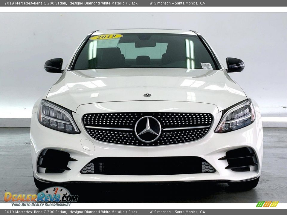 2019 Mercedes-Benz C 300 Sedan designo Diamond White Metallic / Black Photo #2