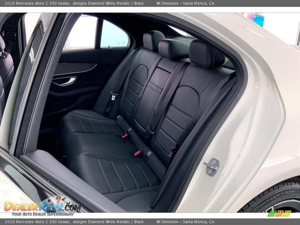 2019 Mercedes-Benz C 300 Sedan designo Diamond White Metallic / Black Photo #20