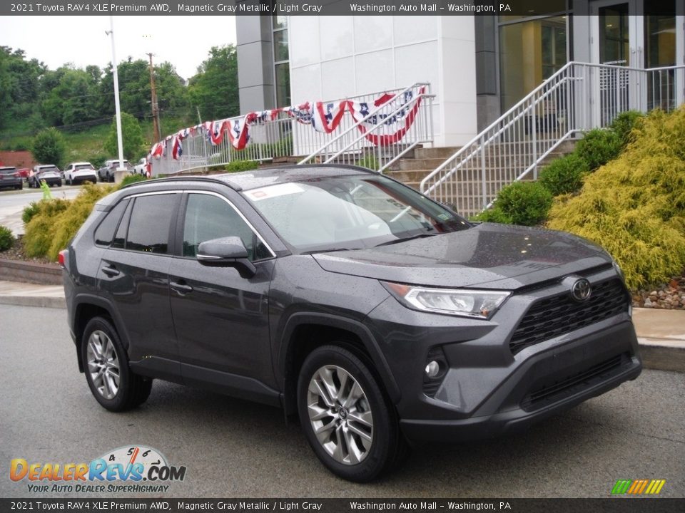 2021 Toyota RAV4 XLE Premium AWD Magnetic Gray Metallic / Light Gray Photo #1