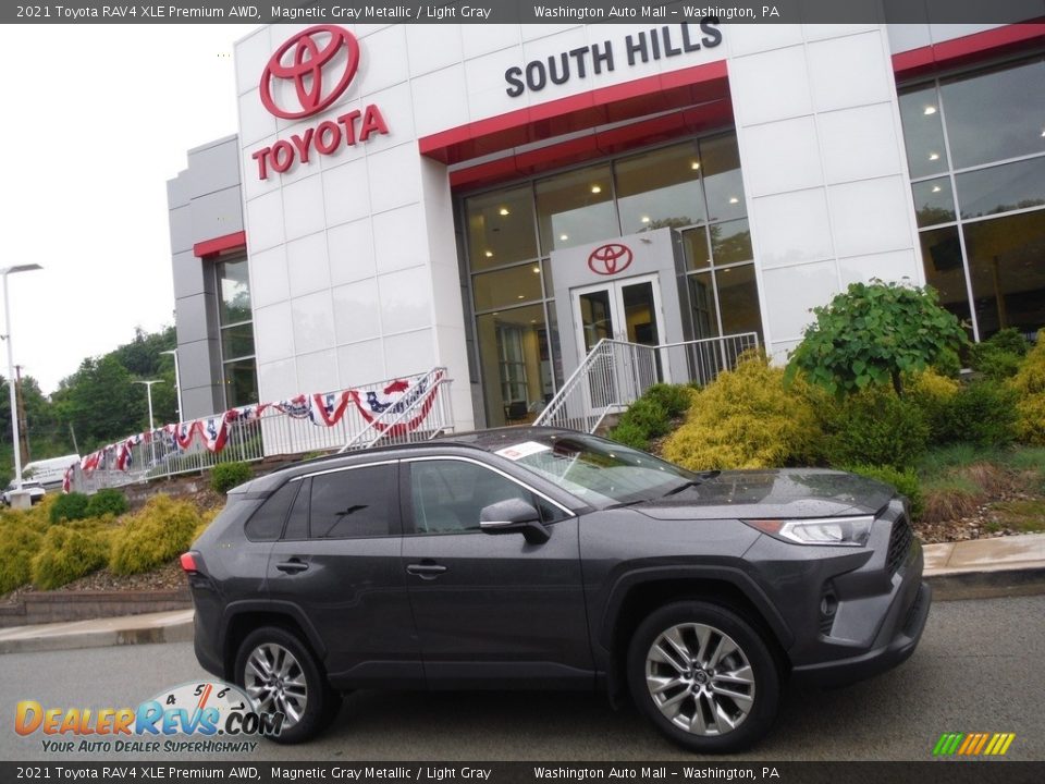 2021 Toyota RAV4 XLE Premium AWD Magnetic Gray Metallic / Light Gray Photo #2