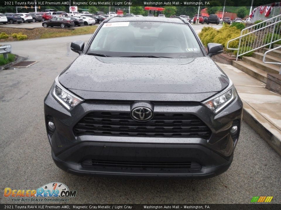 2021 Toyota RAV4 XLE Premium AWD Magnetic Gray Metallic / Light Gray Photo #11