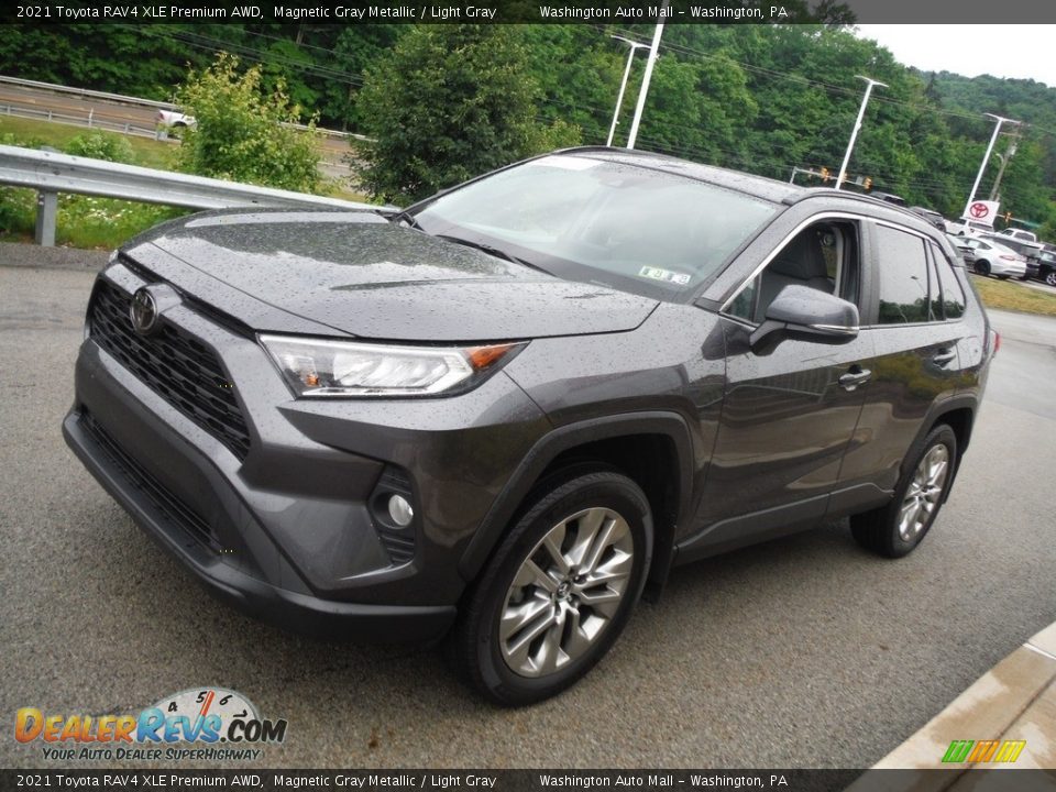 2021 Toyota RAV4 XLE Premium AWD Magnetic Gray Metallic / Light Gray Photo #12