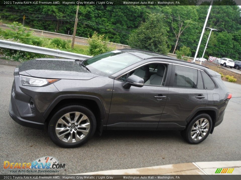 2021 Toyota RAV4 XLE Premium AWD Magnetic Gray Metallic / Light Gray Photo #13