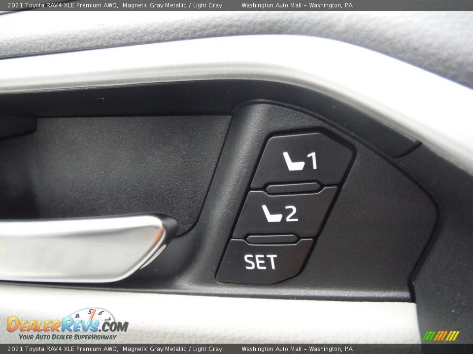 2021 Toyota RAV4 XLE Premium AWD Magnetic Gray Metallic / Light Gray Photo #22