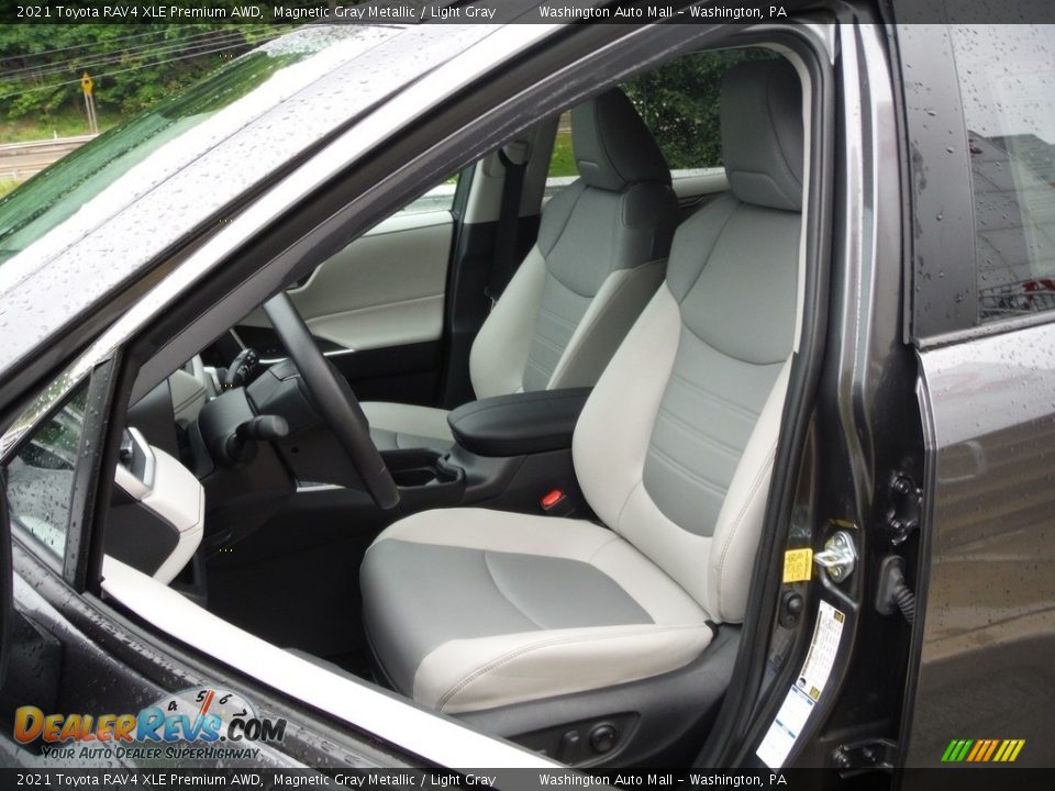 2021 Toyota RAV4 XLE Premium AWD Magnetic Gray Metallic / Light Gray Photo #23
