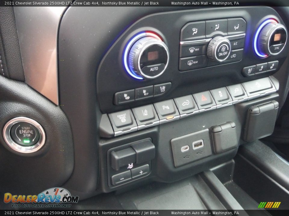 2021 Chevrolet Silverado 2500HD LTZ Crew Cab 4x4 Northsky Blue Metallic / Jet Black Photo #4