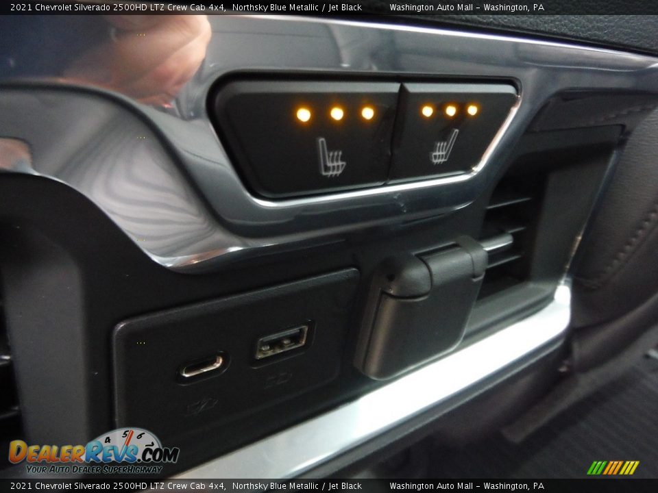 2021 Chevrolet Silverado 2500HD LTZ Crew Cab 4x4 Northsky Blue Metallic / Jet Black Photo #22
